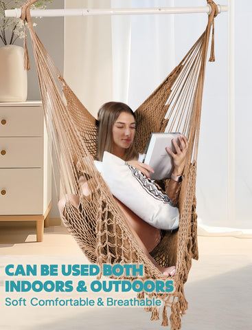 Chihee Hammock Chair breathable mesh design keeps you cool