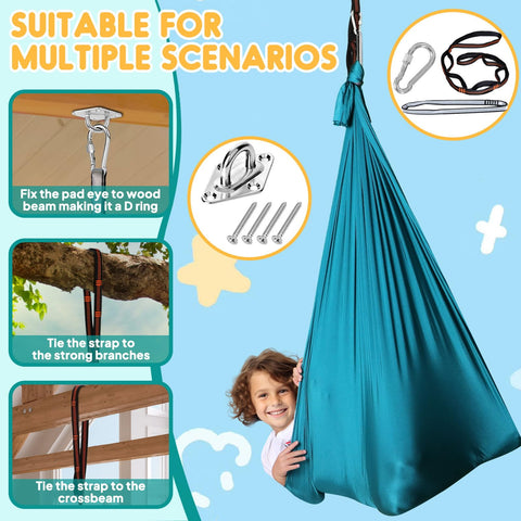 Chihee Sensory Swing installation easy with included hardware.