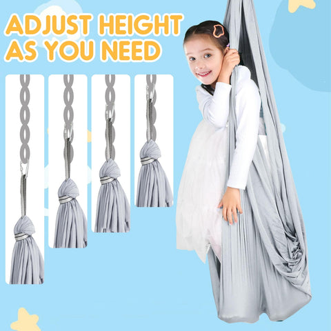 Chihee sensory swing ergonomic design adapts to body shape.