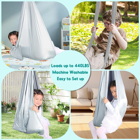 Chihee sensory swing hardware included ensures secure mounting.