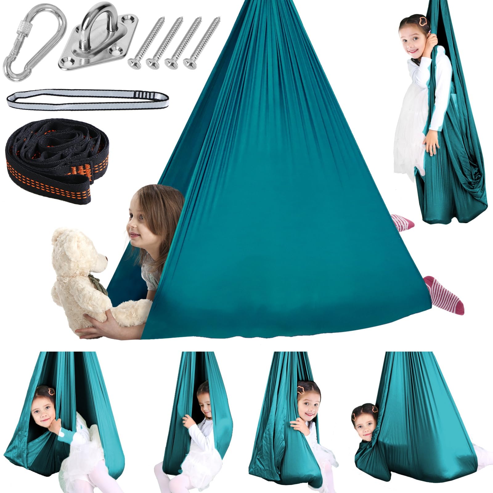 Chihee Sensory Swing hammock setup for a calming therapy space.