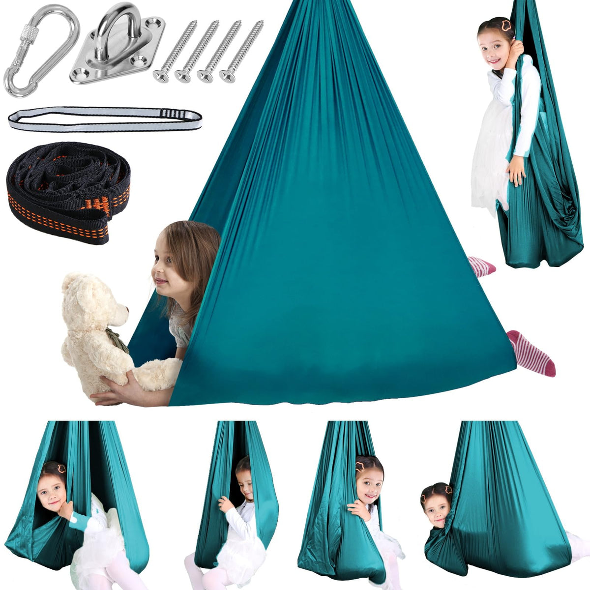 Chihee Sensory Swing hammock setup for a calming therapy space.