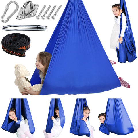 Chihee sensory swing therapy swing provides deep pressure calming during playtime.