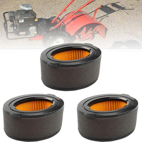 Chikia 3-pack air filter pack ready for quick mower maintenance.