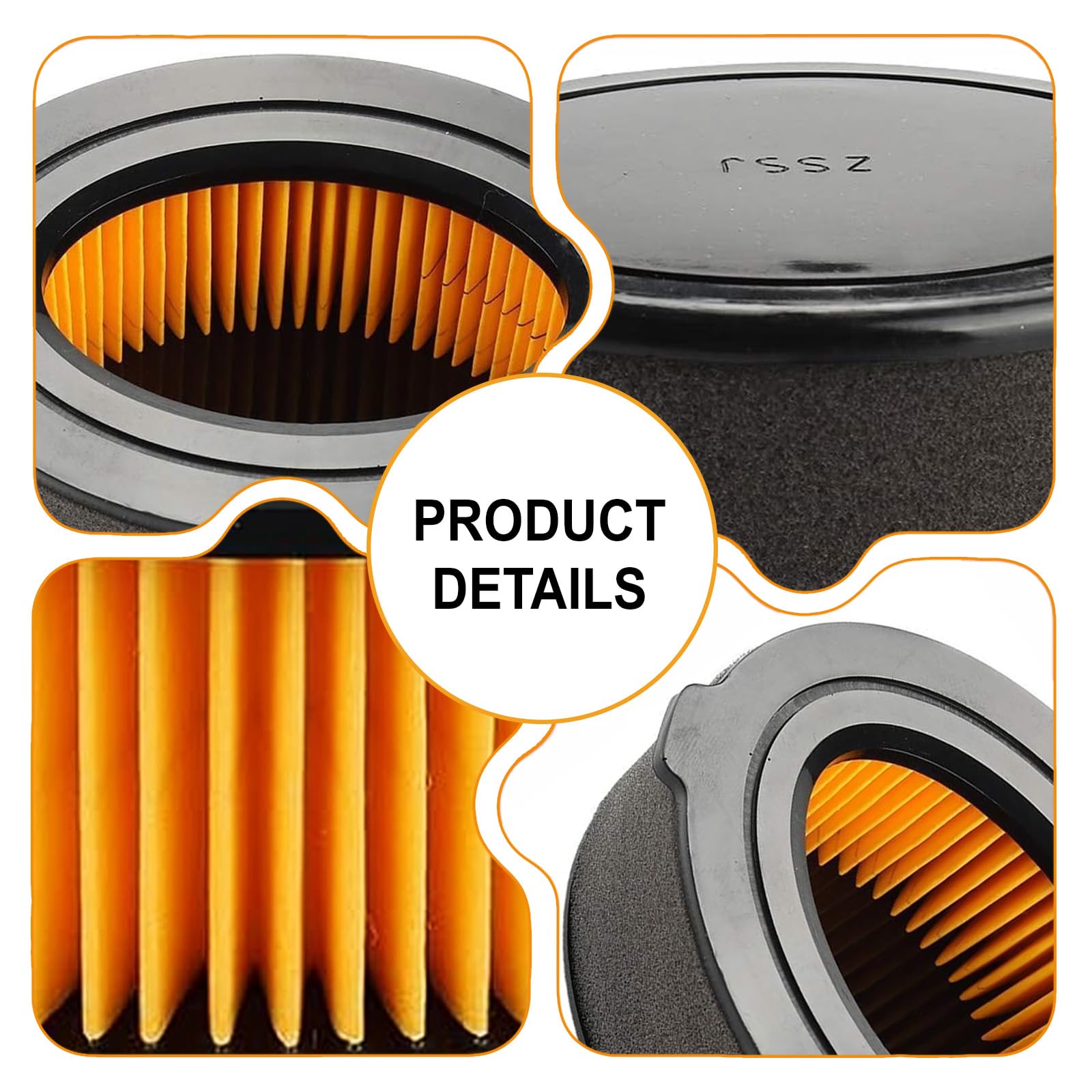 Chikia box display emphasizes value with 3 filters and 3 pre-cleaners.