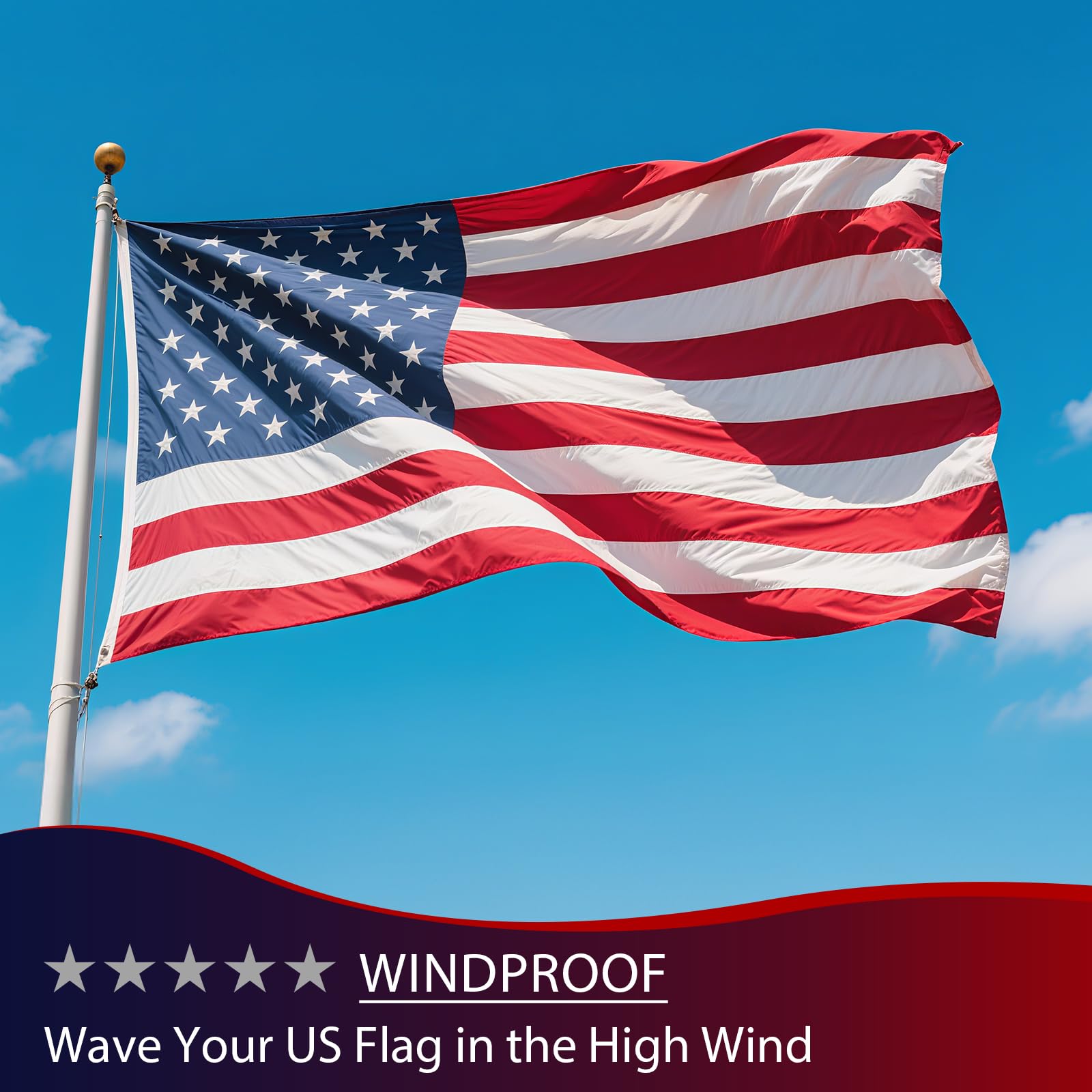 Chillchard heavy-duty polyester flag built for all-weather use.
