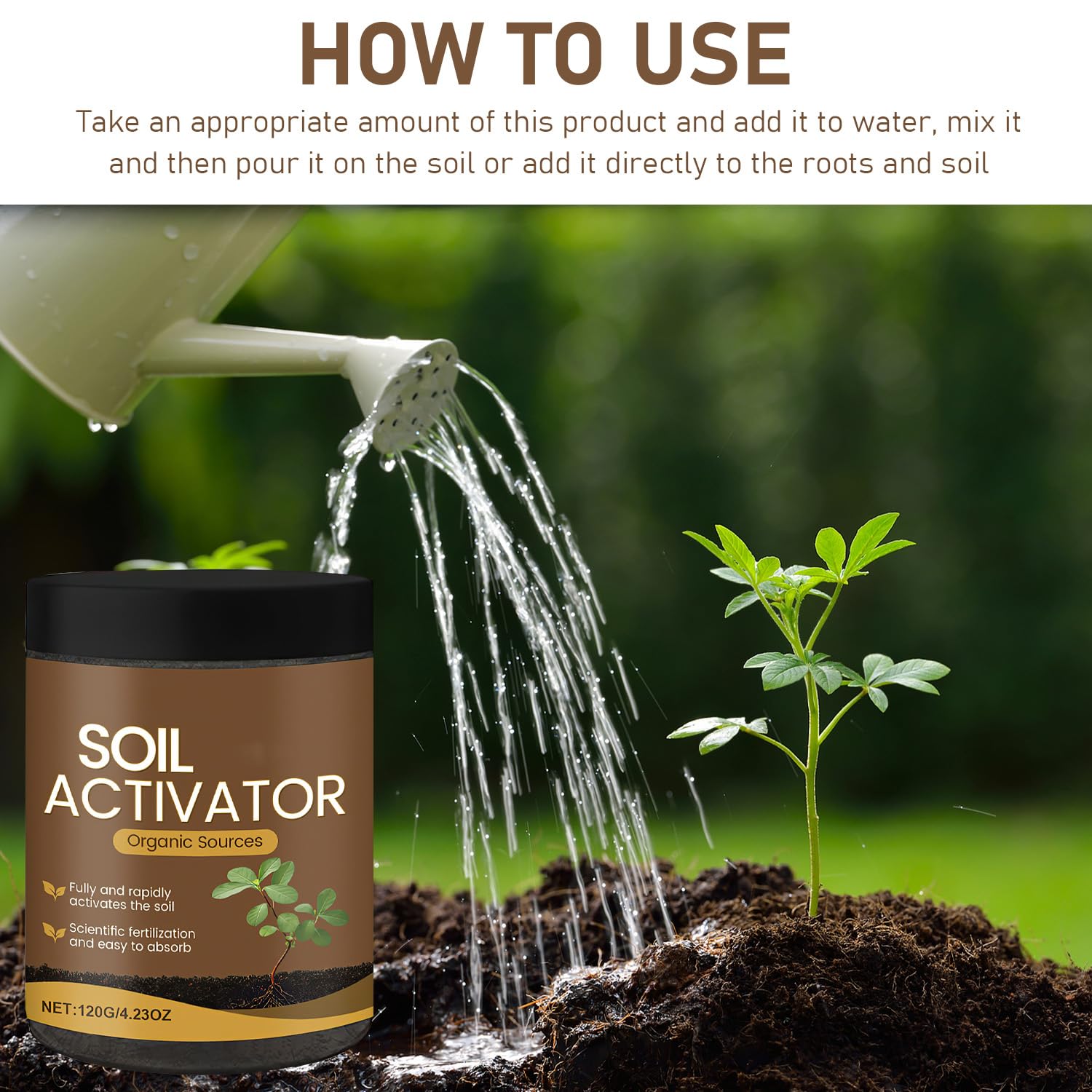 Chinosuo soil structure improvement after activator application