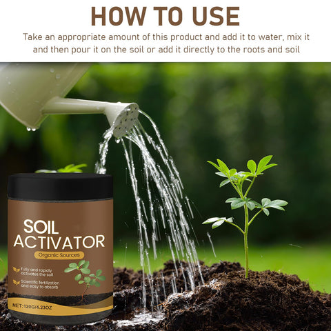 Chinosuo soil structure improvement after activator application
