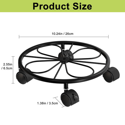 Chinpakden 360-degree casters with lockable wheels enable stable stops.