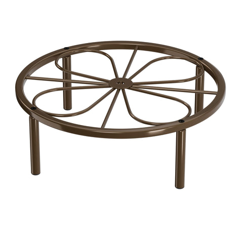Chinpakden Brown Plant Stand outdoor-durability suggests rain-ready coating for patios.