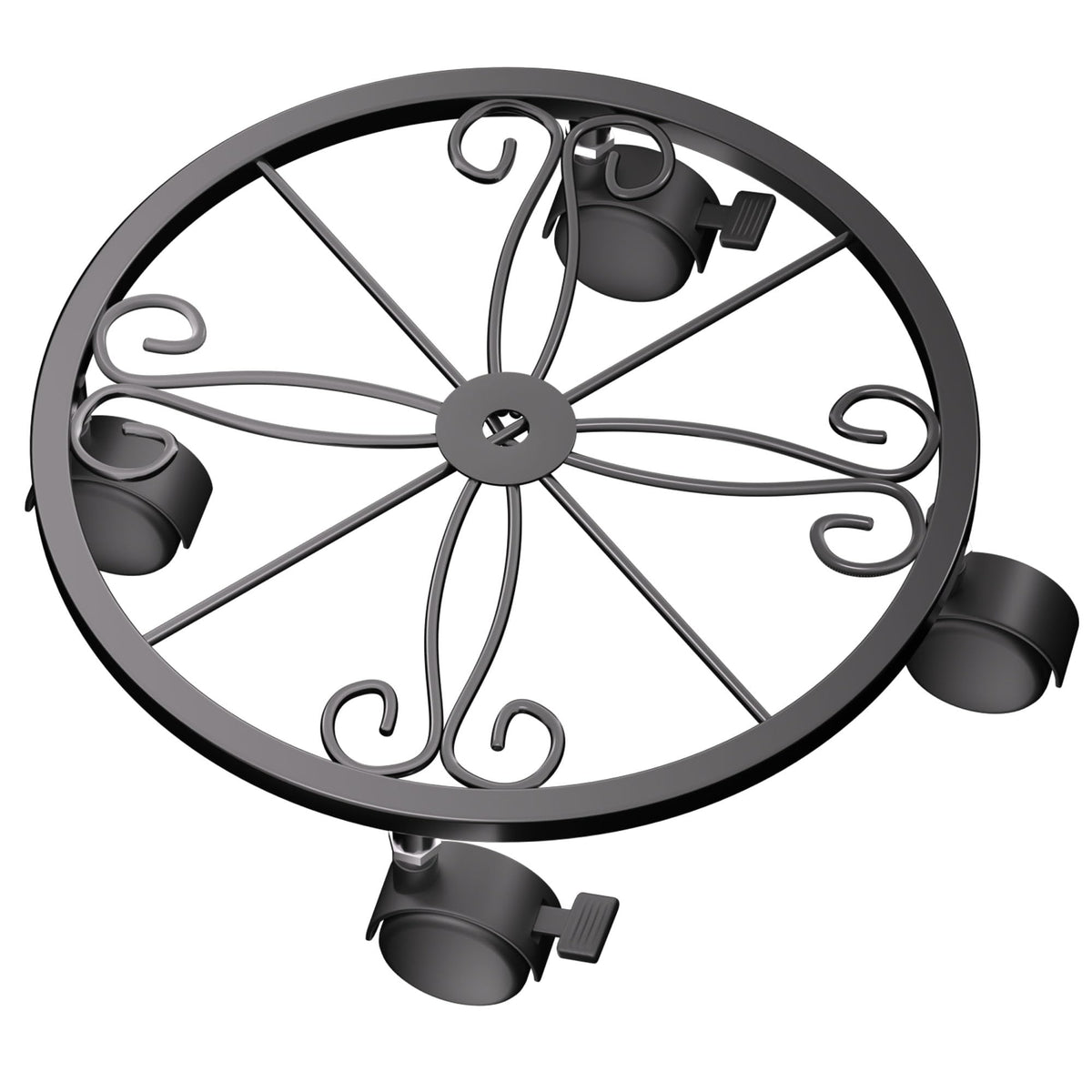 Chinpakden plant caddy wheels with 360-degree rotation for easy relocation of large pots