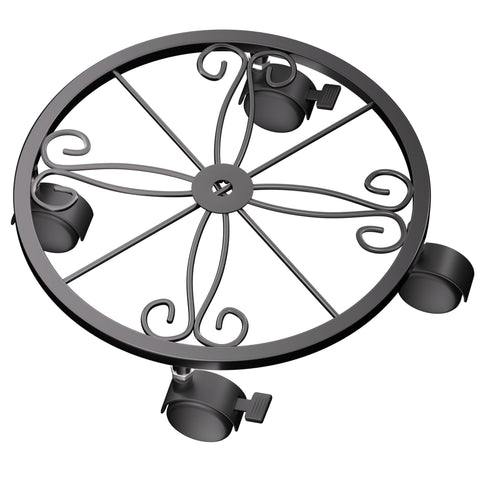 Chinpakden plant caddy wheels with 360-degree rotation for easy relocation of large pots