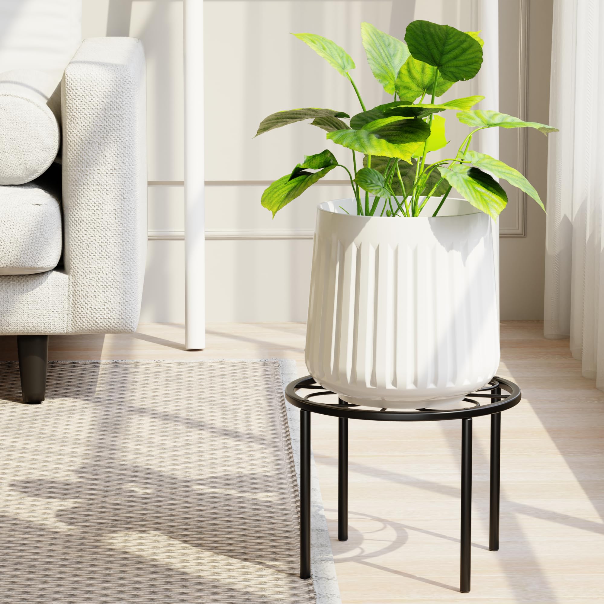 Chinpakden plant riser highlights creative patterns adding visual interest.