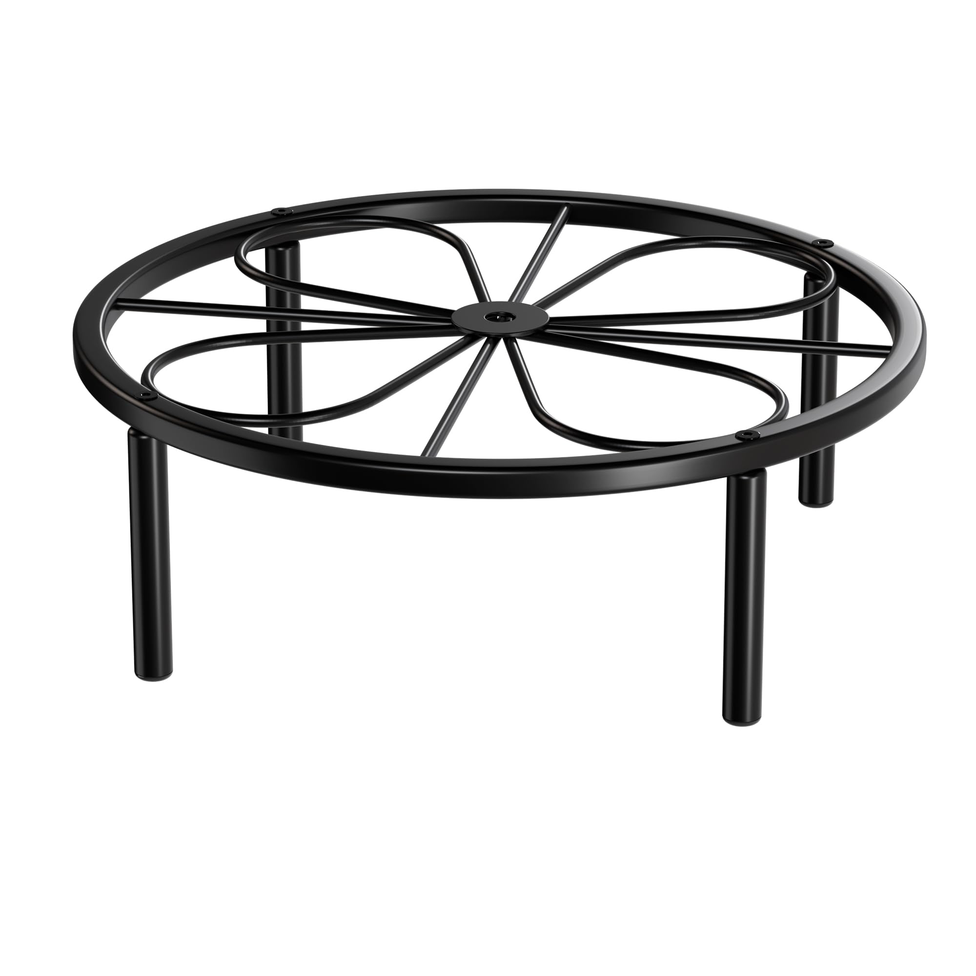 Chinpakden Plant Stand with stable base elevates plants and reduces floor stains.