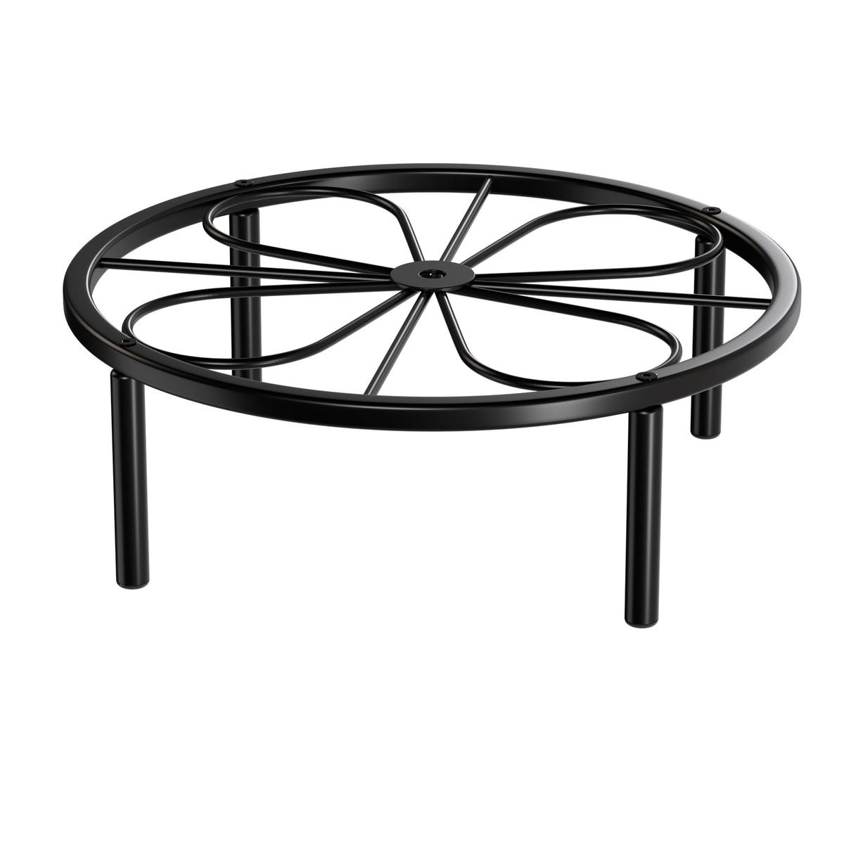 Chinpakden Plant Stand with stable base elevates plants and reduces floor stains.