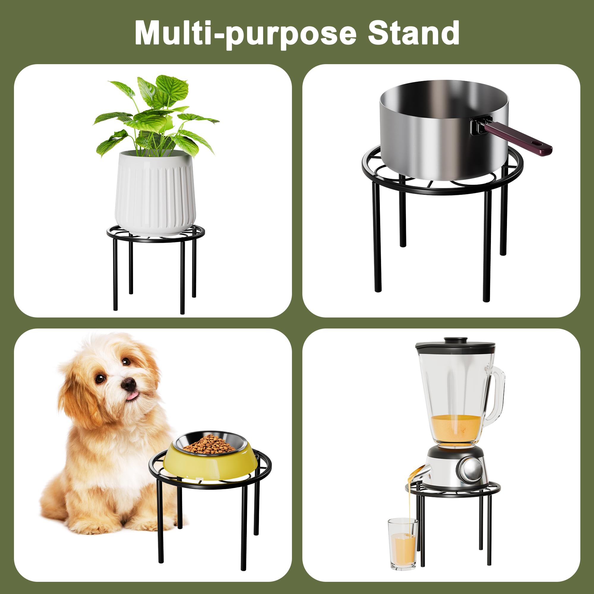 Chinpakden ventilated feet promote airflow under pots for healthier growth.