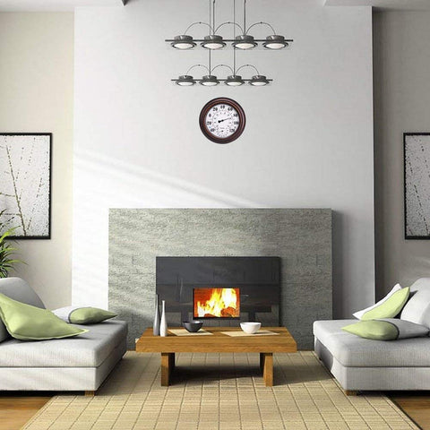 CHIVENIDO wall-mountable thermometer for patios, gardens, or indoor wall decor.