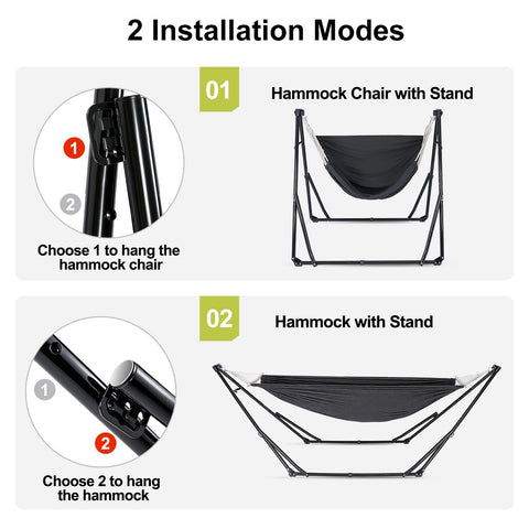 Chloraeon breathable cotton fabric hammock for comfortable lounging