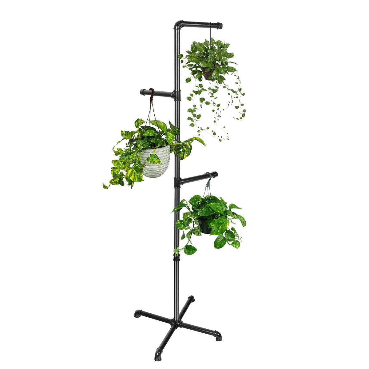 Chloraeon Hanging Plant Stand in a 61-inch corner setup for space-saving greenery