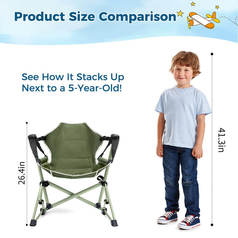 Chloraeon kids hammock chair with stand for stable rocking fun