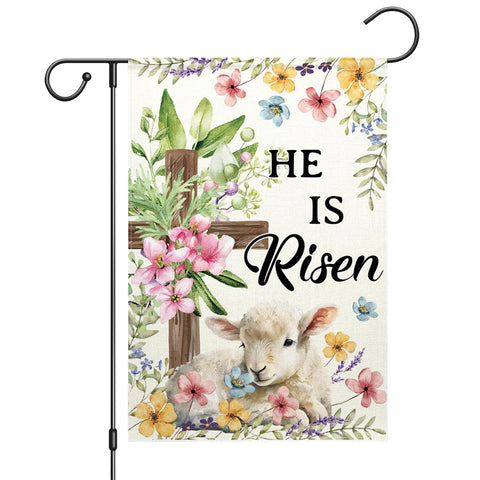 ChloropLastid Easter flag 12x18 front view for outdoor Easter decor.