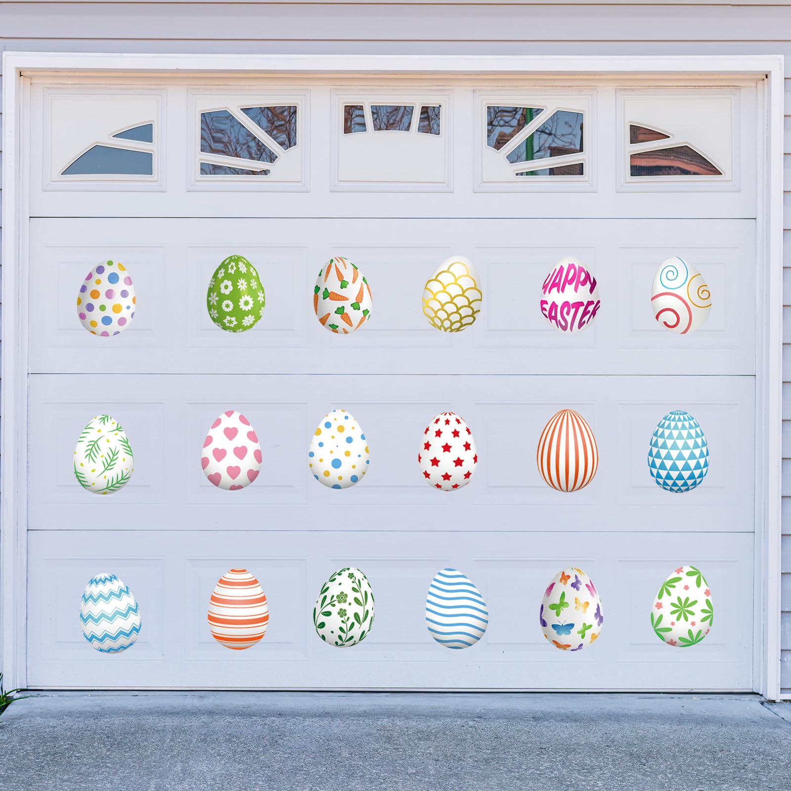 CHNBF Easter magnets come in a compact pack for easy storage and reuse.