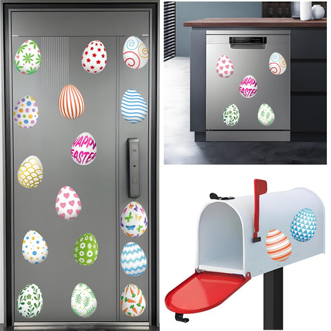 CHNBF multicolor eggs bring playful charm to metal surfaces during celebrations.