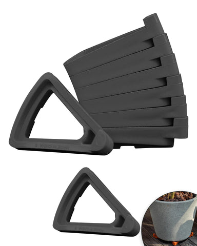 Choclaif pot feet top view lifts outdoor planters for better drainage