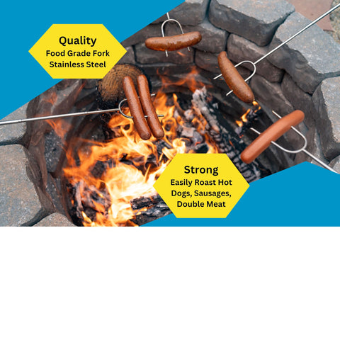 Chonky Beast reinforced extendable campfire skewers