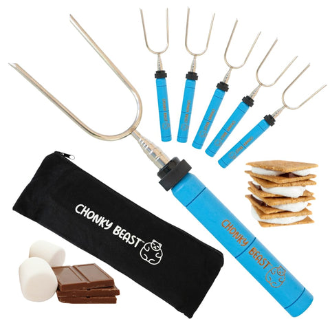 Chonky Beast smores sticks extendable 33 inches for safe roasting