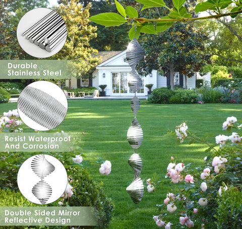 CHONOVO outdoor patio decor spinners for calm, pet-friendly spaces.