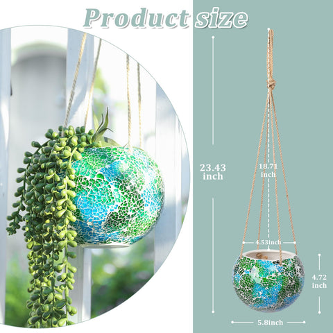 Chonsun disco ball planter with drainage demonstrates easy watering and plant care.