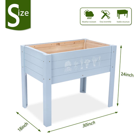 Chonsun raised garden bed leg design enabling comfortable, knee-friendly gardening