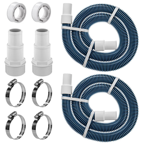 CHOOHC 1.5 to 1.25 pool hose kit assembly for easy pump connection.