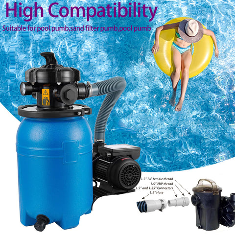 CHOOHC above-ground pool setup showing easy installation with included accessories.