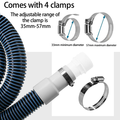 CHOOHC universal hose adapters for flexible above-ground pool compatibility.