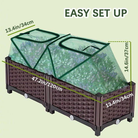 CHPPEY mini greenhouse cover ready to use for quick start