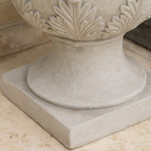 Neutral white finish coordinates with any indoor or outdoor setting.