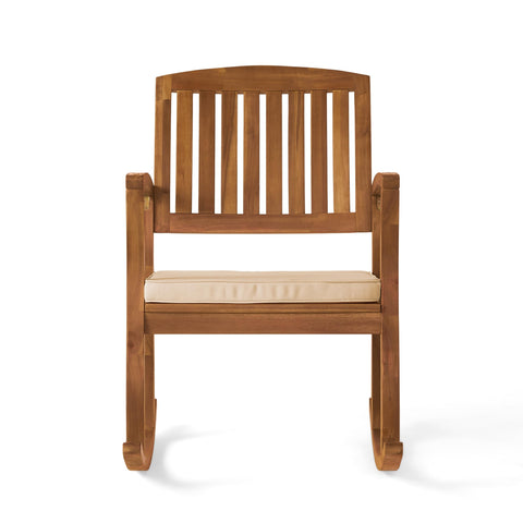 Selma cushion provides soft seating on sunny decks and porches