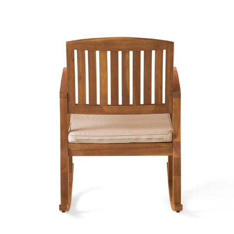 Slat panel design adds visual interest to the chair exterior