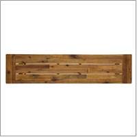 Christopher Knight Home Toby bench close-up reveals rich wood grain