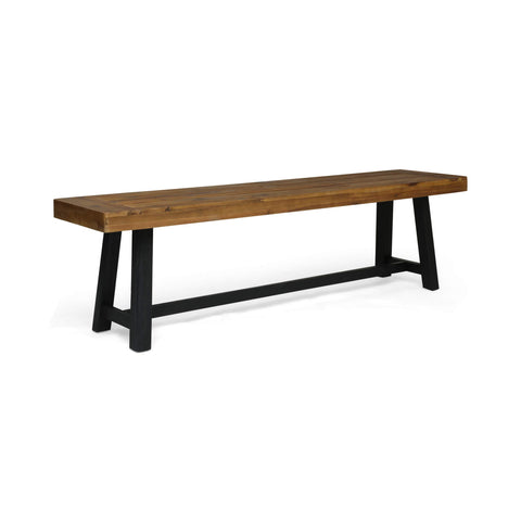Christopher Knight Home Toby bench features handcrafted details for artisanal charm
