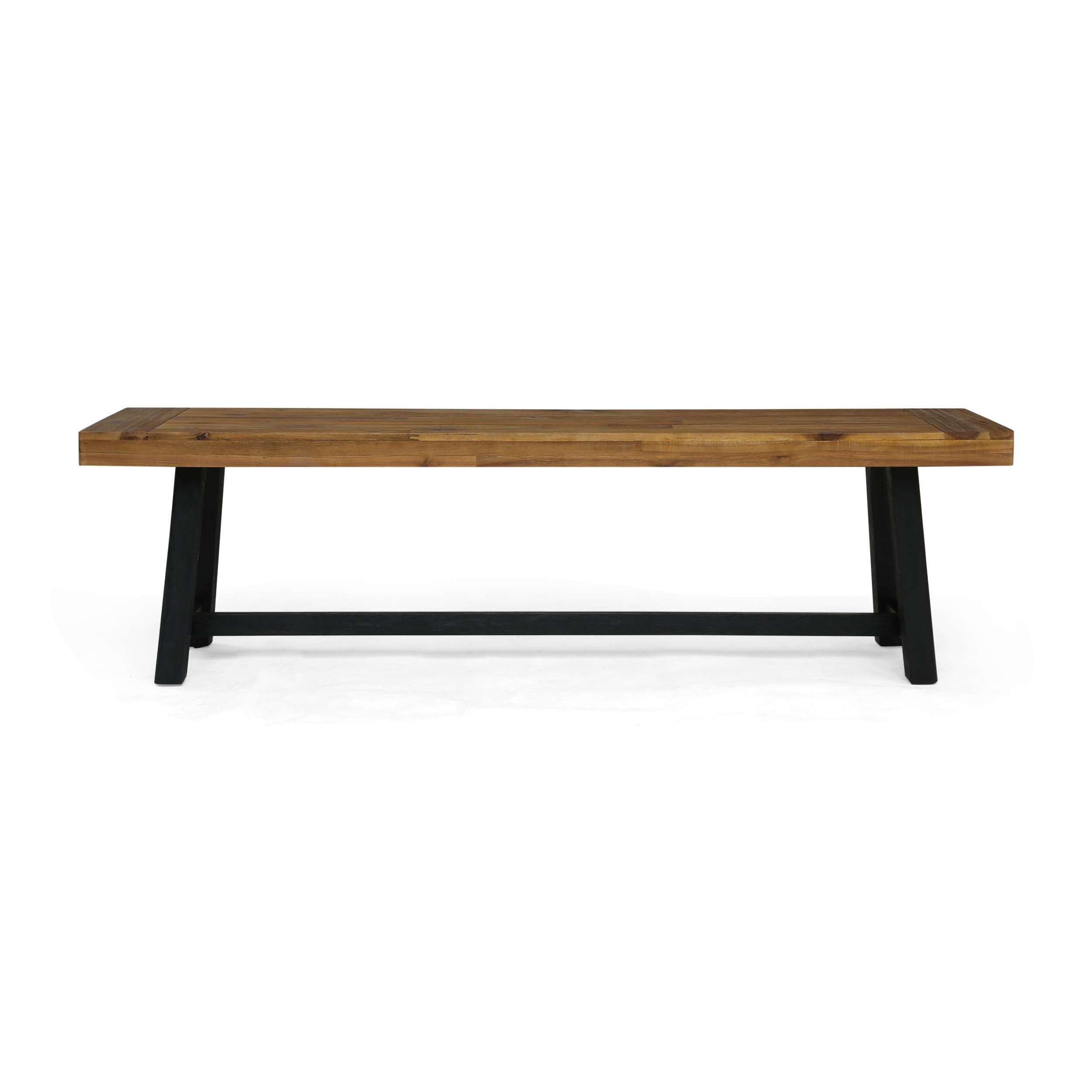 Christopher Knight Home Toby outdoor bench undergoing assembly for a simple patio setup
