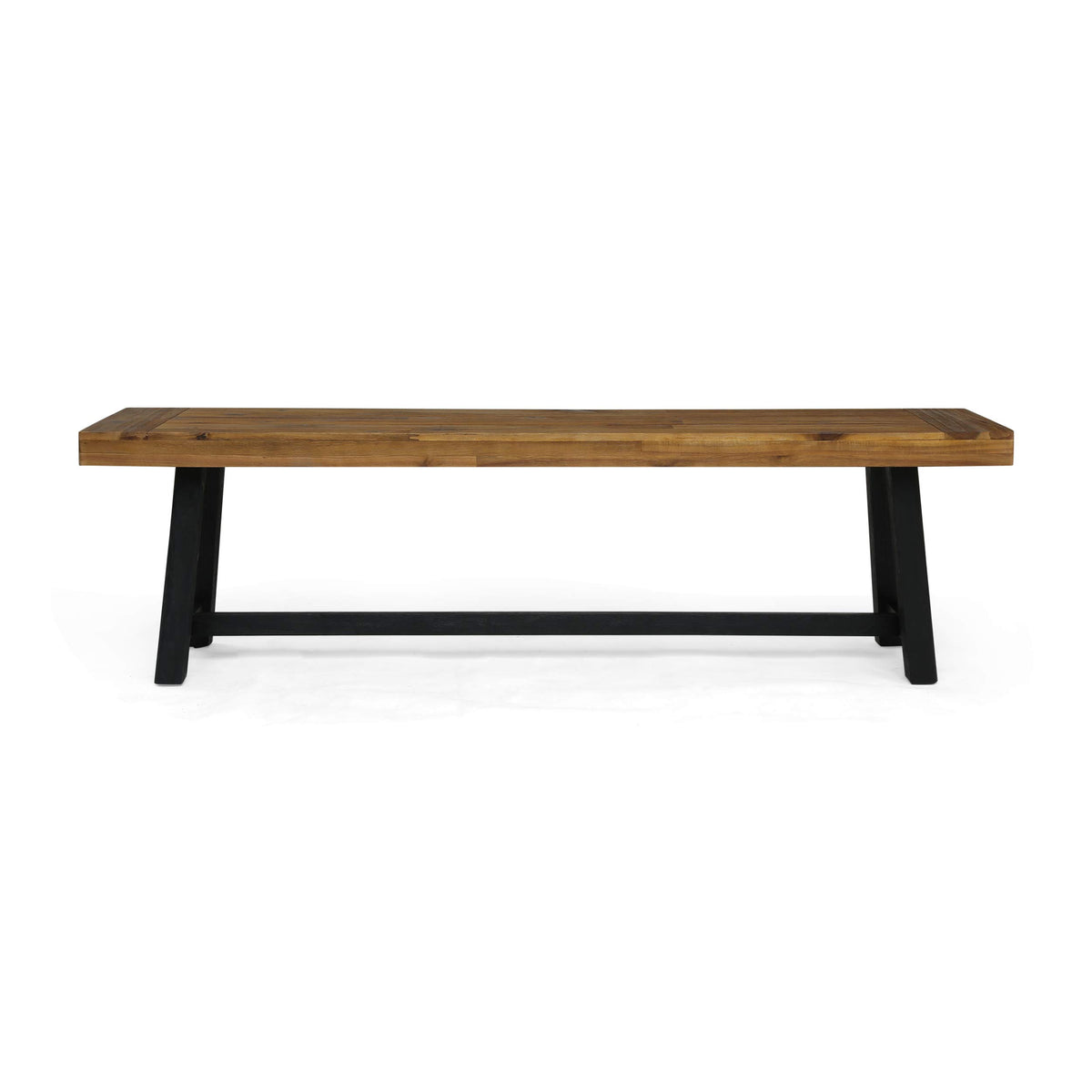 Christopher Knight Home Toby outdoor bench undergoing assembly for a simple patio setup