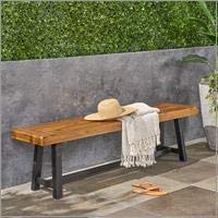 Christopher Knight Home Toby bench in outdoor use creates cozy conversations