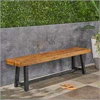 Christopher Knight Home Toby bench suited for outdoor dining arrangements