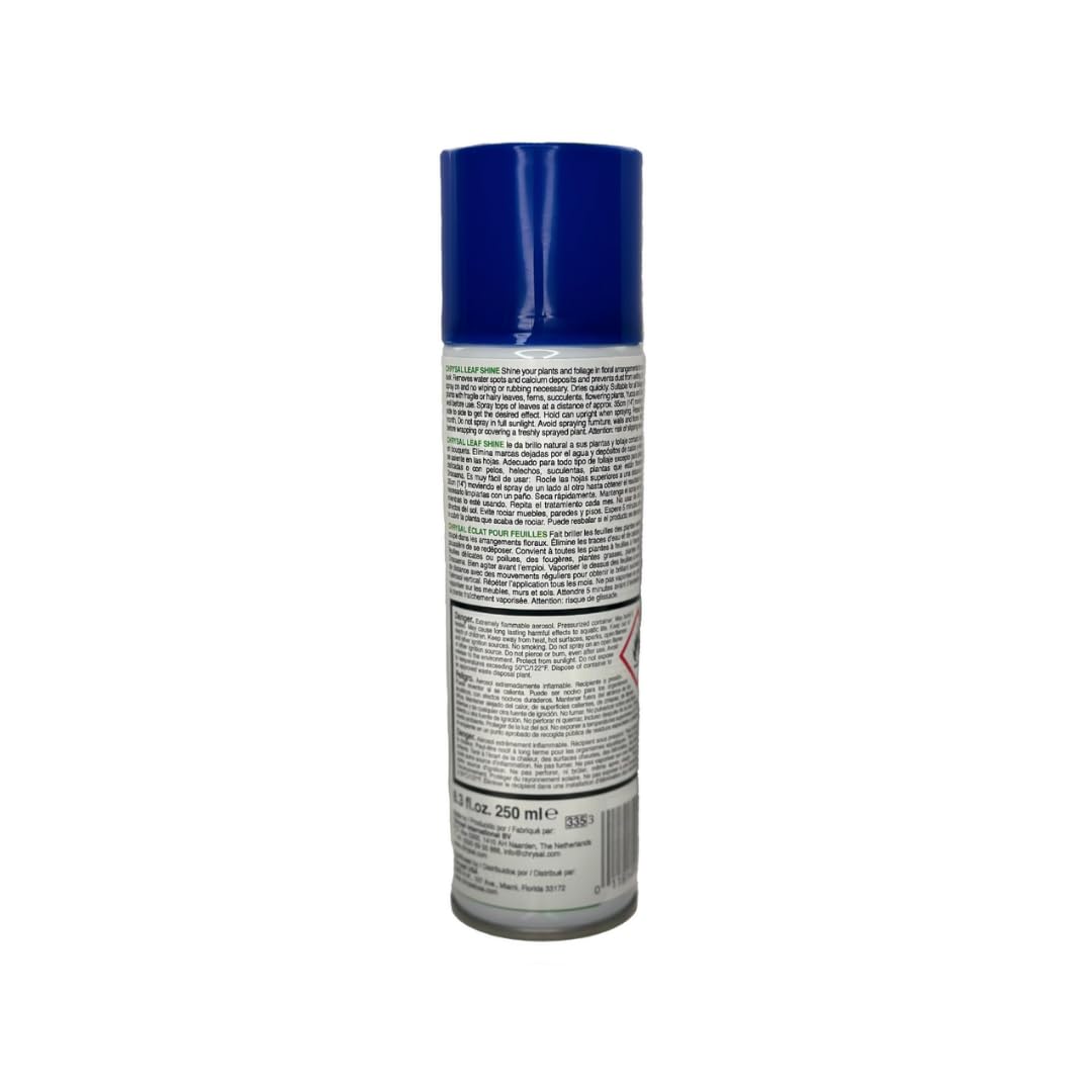 Chrysal Leaf Shine leaves glow with a natural, vibrant finish.