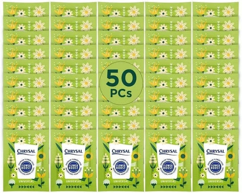 Chrysal Universal Flower Food sachet for fresh cut flowers extends vase life