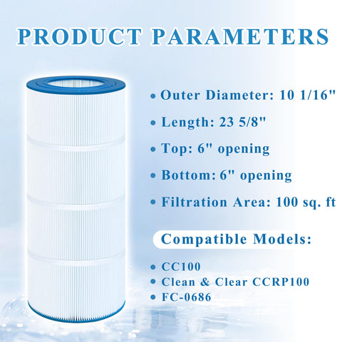Chryseos filter supports CCRP100 for reliable circulation and easy maintenance