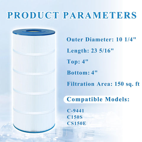 Chryseos pool filter CX150XRE installation simplified replacement